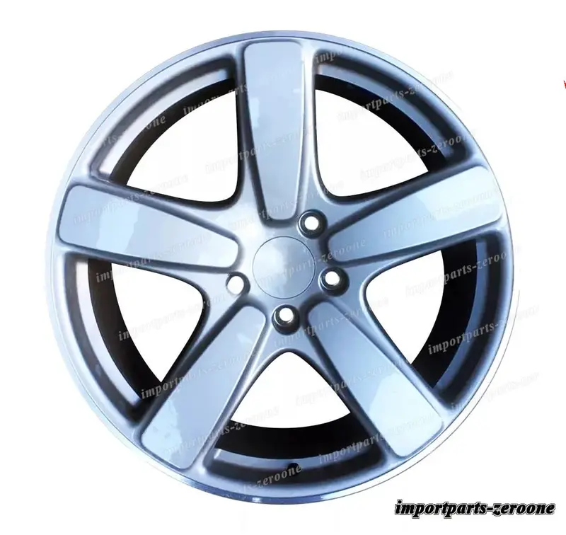 1点限り 2003-2016 ポルシェ カイエン 21X10 21インチ クラシック 5 スポーク シルバー ホイール 　-Brn-12581　鍛造　★ 1