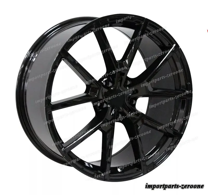 1点限り 20インチ 新品 グロス ブラック スタイル ホイール 2018+ Bmw 8 シリーズ G14 15 16 20 728 　-Brn-12616　鍛造　★ 1