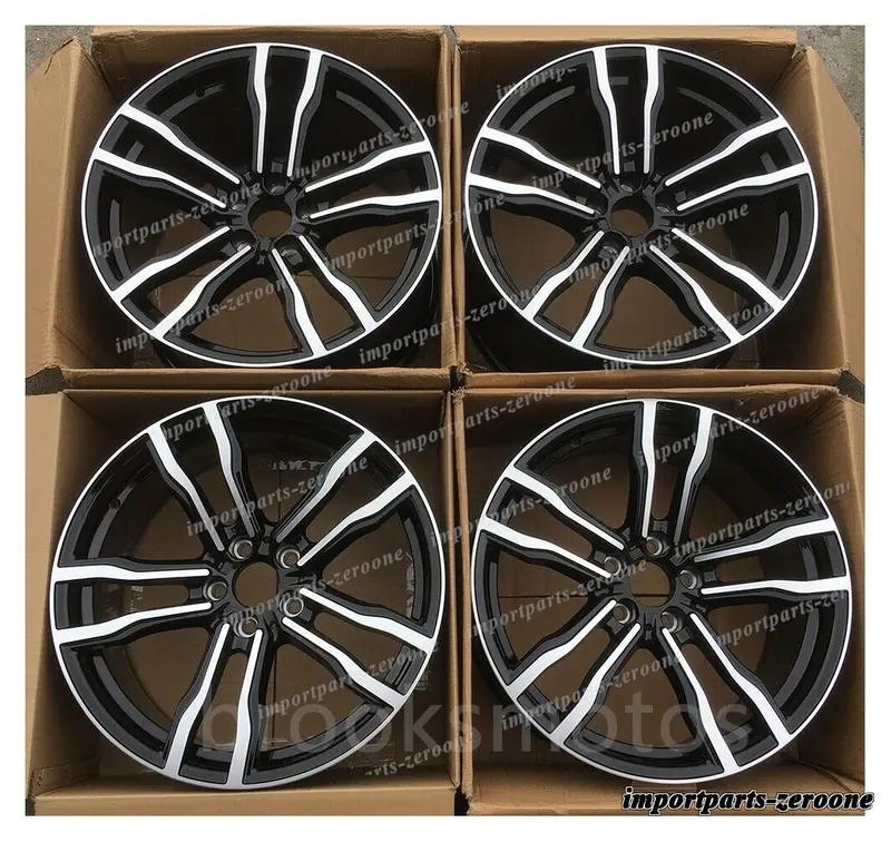 1点限り 21インチ ブラックスタイル スタッガー ホイール Bmw X5 E70 F15 X6 E71 F16 5X120 612　-Brn-11982　鍛造　★ 1