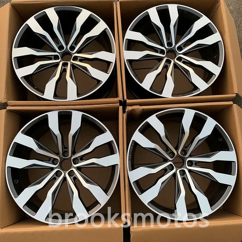 1点限り 21インチ マルチ Style Ged ホイールセット Vw Termont ティグアン L 21X9.5 5X112 　鍛造　-Brn-1186★ 1