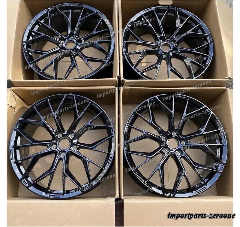 1点限り 21インチ 新品 ブラック スタッガー 鍛造 ホイール 21X 9　-Brn-12680　鍛造　★ 1