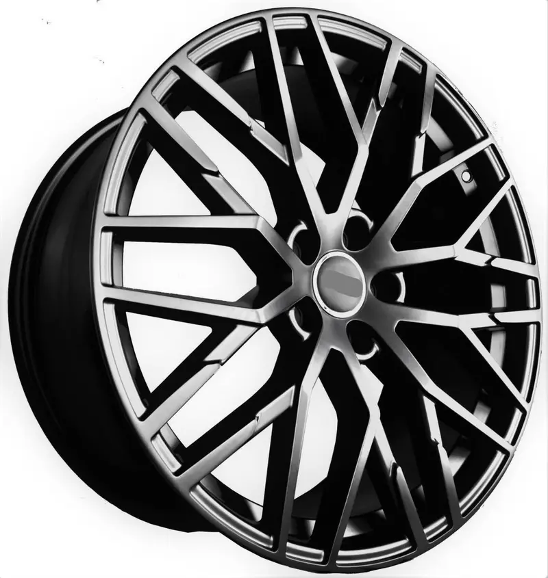 1点限り 22インチ Black ホイール ( ４本セット ) アウディ Q7 Vw トゥアレグ 　-Dfo-1255　-★ 1
