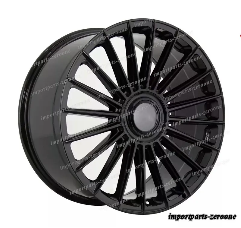 1点限り 22インチ 新品ブラックホイール マルチスポーク レンジローバー ボージュ 22X10.5 4 個セット　-Brn-12575　鍛造　★ 1