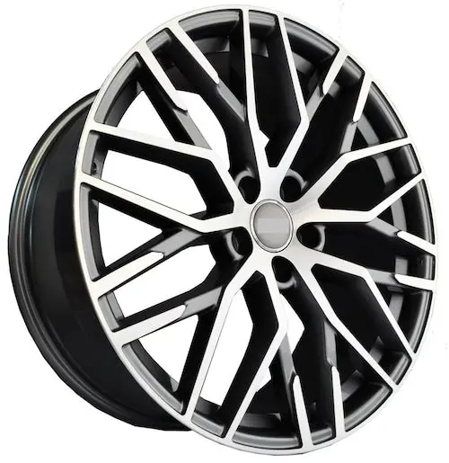 1点限り 22インチ Grey ホイール ( ４本セット ) アウディ A7 A8 S7 S8 Rs7 Q5 Q7 　-Dfo-1254　-★ 1