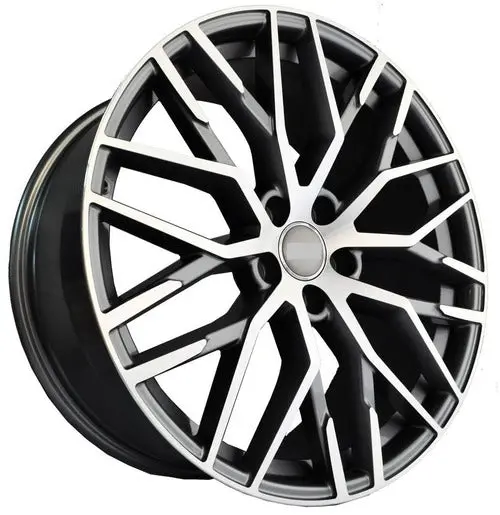 1点限り 22インチ Grey ホイール ( ４本セット ) アウディ Q7 Vw トゥアレグ 　-Dfo-1257　-★ 1