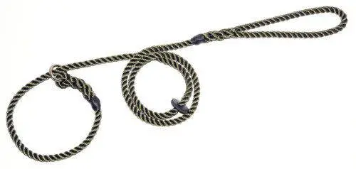 3 Strand Dog Lead | Braided Slip Lead | Rubber Stop | 8Mm | 1.5M 1