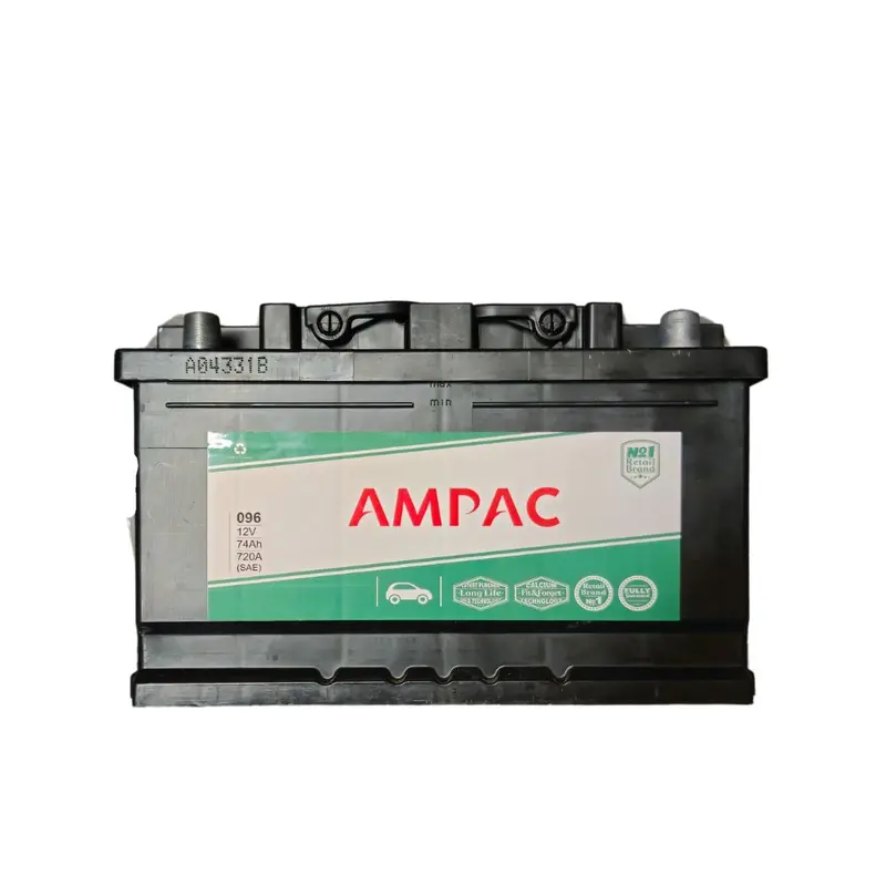Ampac | 096 12V Starter Battery | 74Ah 1