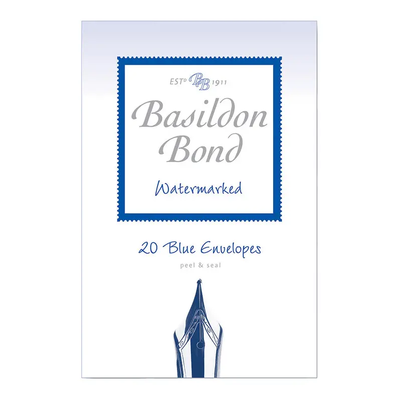 Basildon Bond Duke Envelopes Pack Of 20 Blue 1