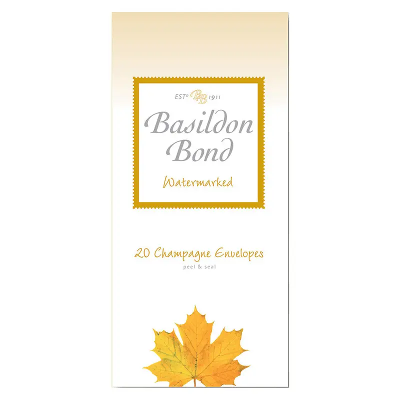 Basildon Bond Post Quarto Envelopes Pack Of 20 Champagne 1
