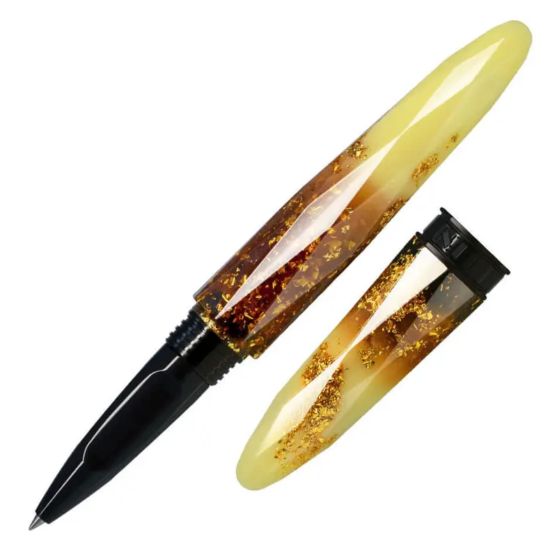 Benu Briolette Rollerball Pen Luminous Amber 1