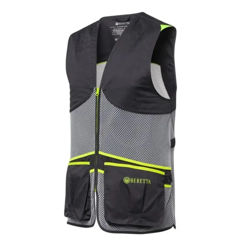 Beretta | Full Mesh Shooting Vest | Ebony & Ice Grey 1