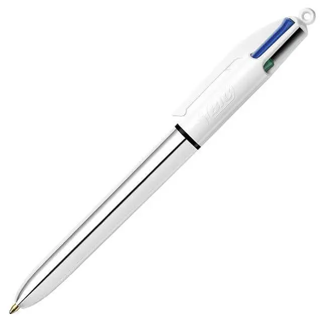 Bic 4-Colour Multipen Shine Silver 1