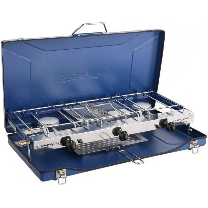 Campingaz | Camping Chef Folding | Double Burner And Grill Stove 1