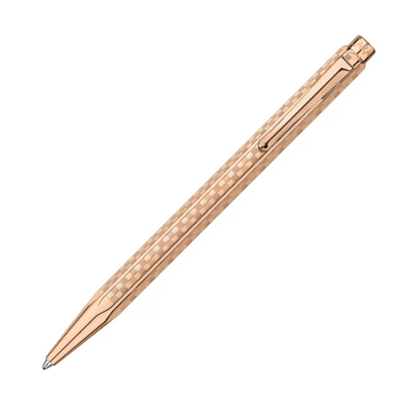 Caran D'ache Ecridor Ballpoint Pen Damier Rose Gold 1