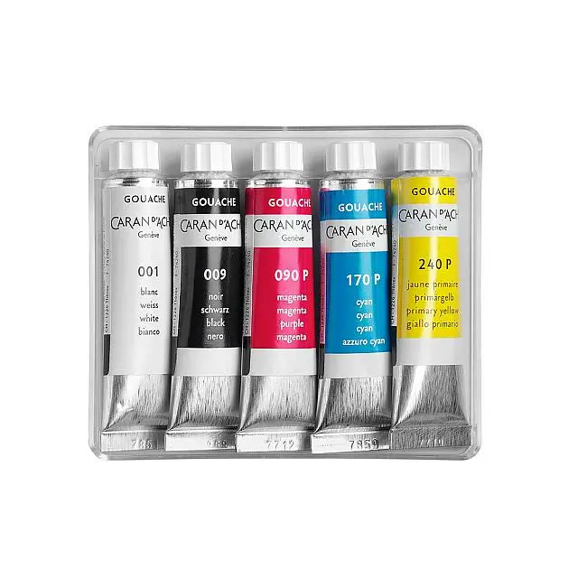 Caran D'ache Gouache Studio Colour Tubes 10Ml Set Of 5 1