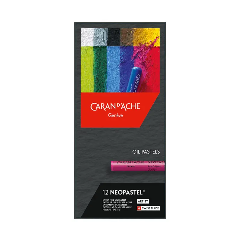 Caran D'ache Neopastel Oil Pastel Box Of 12 1