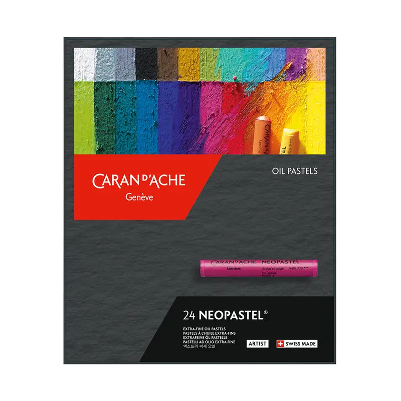 Caran D'ache Neopastel Oil Pastel Box Of 24 1