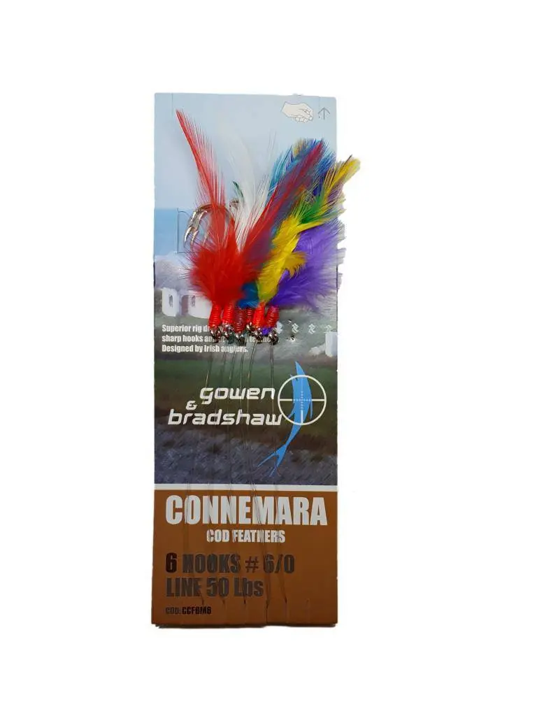 Connemara | Colour Mackerel Feather | 6 Hook | Size 6 1