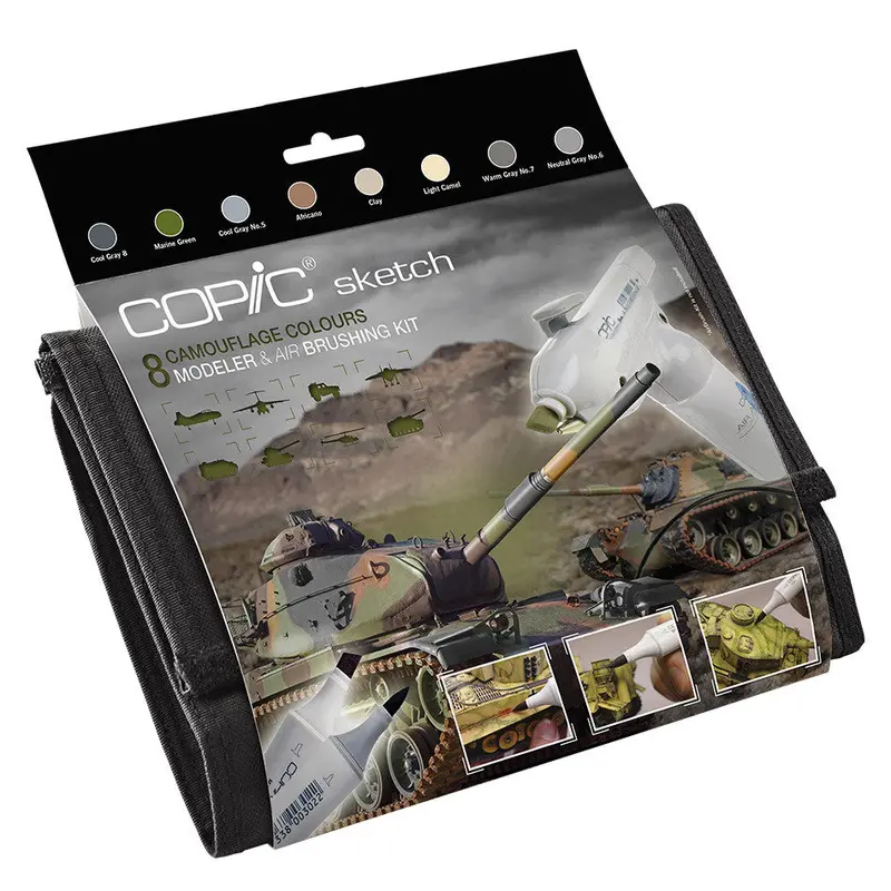 Copic Sketch Set Of 9 Camouflage 1