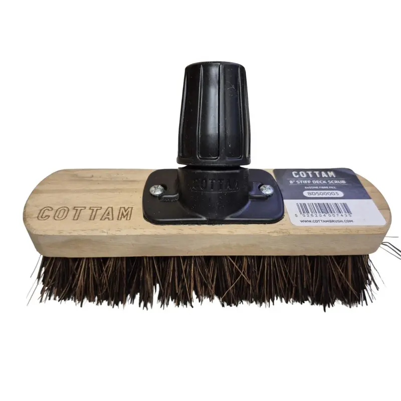 Cottam | 8" Deck Scrub Brush (Head & Handle) 1