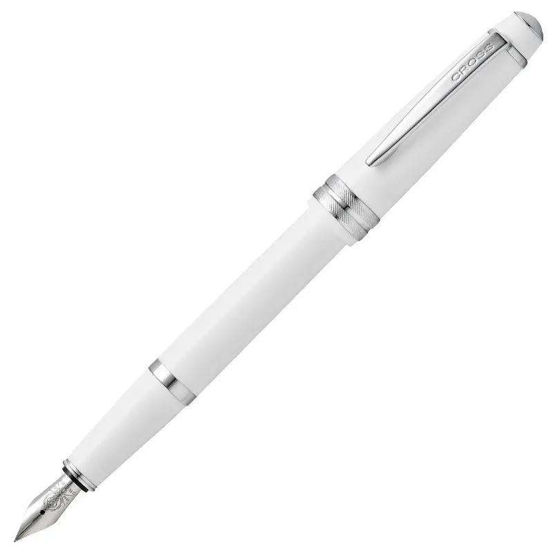 Cross Bailey Light Fountain Pen White With Chrome Trim 1
