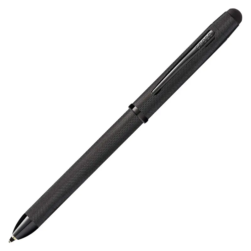 Cross Tech 3+ Multifunction Pen With Stylus Brushed Black 1