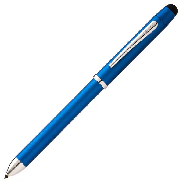 Cross Tech 3+ Multifunction Pen With Stylus Metallic Blue 1