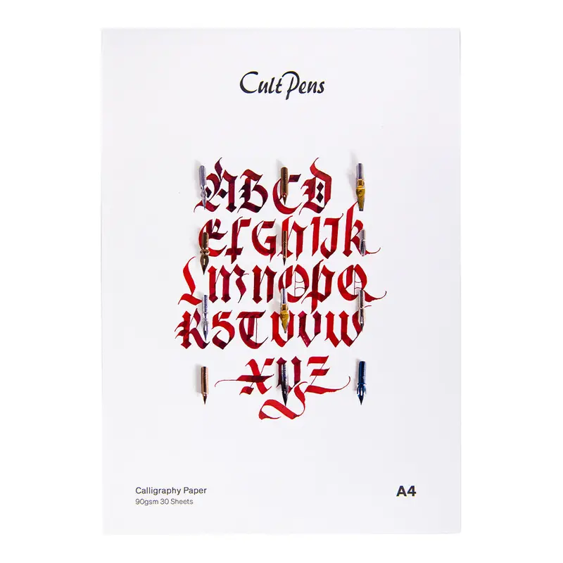 Cult Pens Calligraphy Pad A4 90Gsm 30 Sheets 1