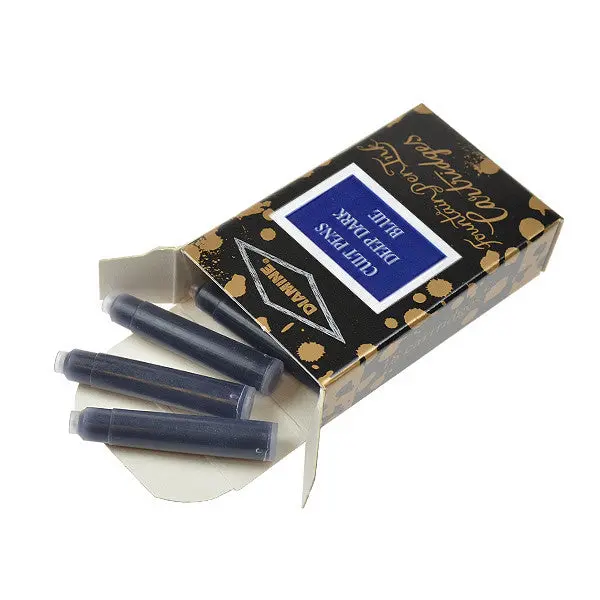 Cult Pens Deep Dark Ink Cartridges For Fountain Pens By Diamine 1