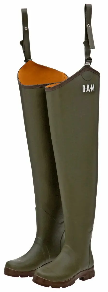Dam | Flex Rubber Hip Wader | Bootfoot Cleated 1
