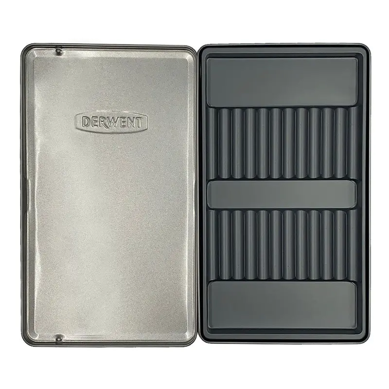 Derwent Silver Tin For 12 Pencils 1