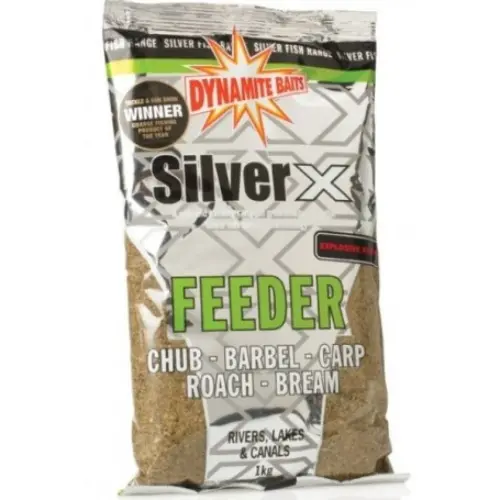 Dynamite | Silver X Explosive Feeder Groundbait | 900G 1