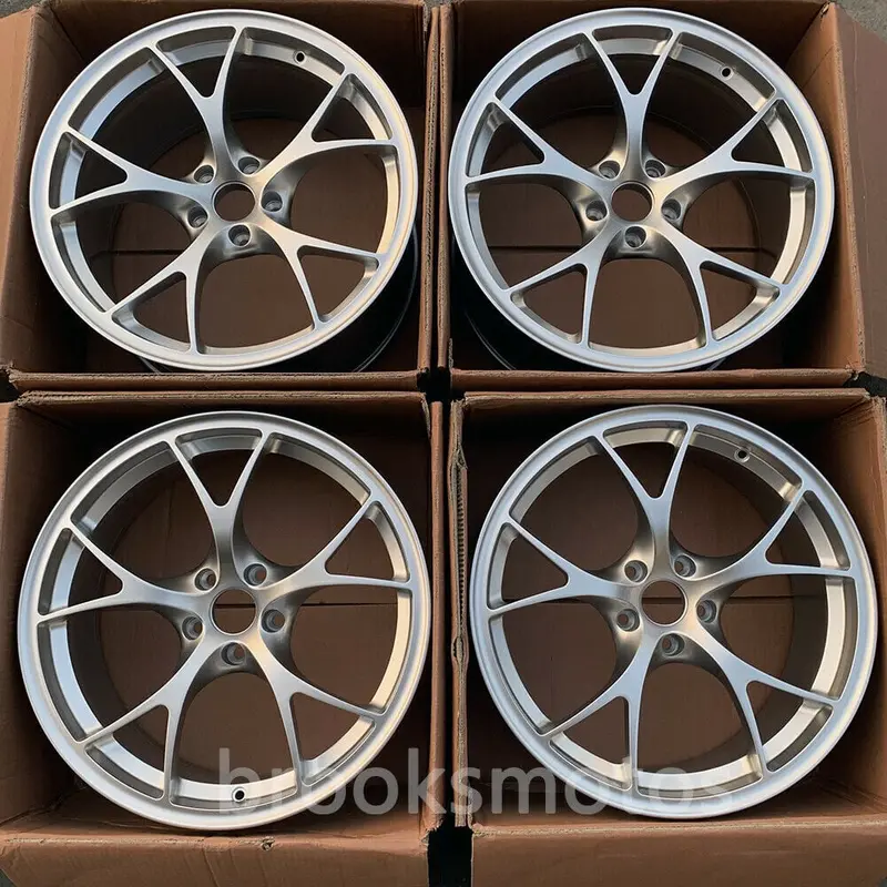 アルファロメオ ジュリア 19インチ   鍛造 ホイール  19X8 19X9 ハイパーシルバー Brn-1443 1
