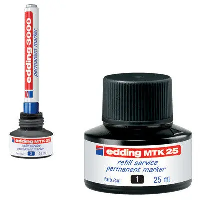 Edding Mtk25 Permanent Ink Refill Station 25Ml 1