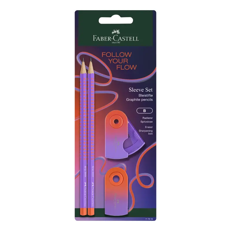 Faber-Castell Flow Edition Grip Set Punchy Melon 1
