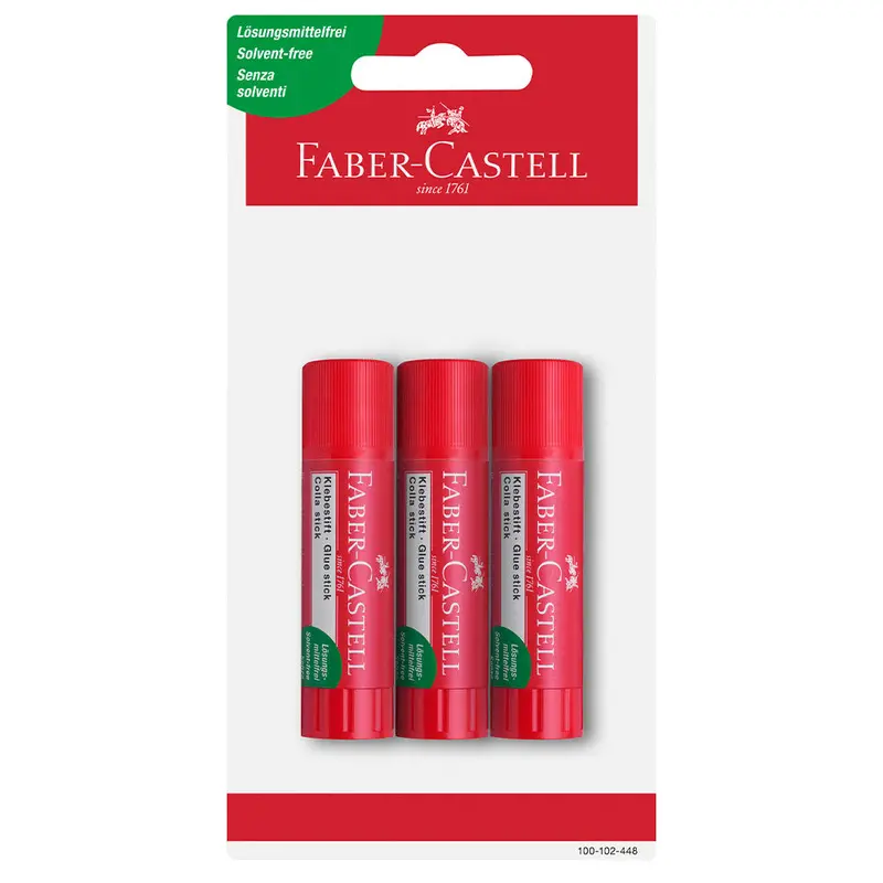 Faber-Castell Glue Stick Set Of 3 1