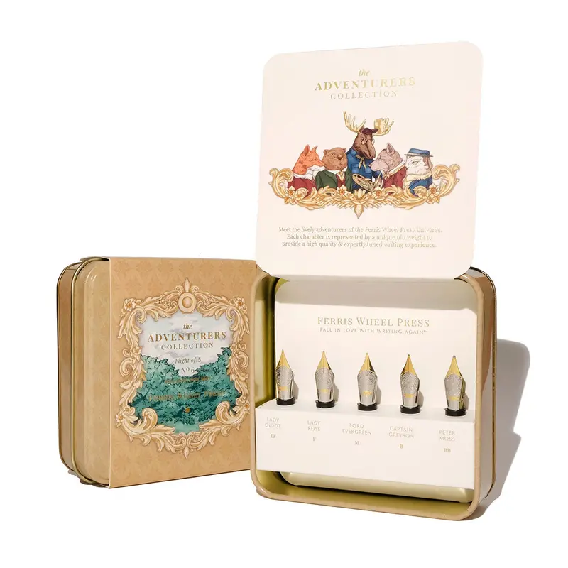 Ferris Wheel Press The Adventurers Nib Collection Flight Of 5 1