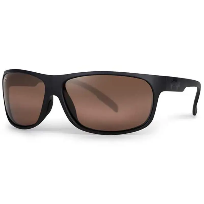 Fox Rage | Matt Black Wrap Brown Lens Sunglasses 1