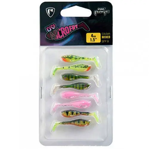 Fox Rage | Ultra Uv | Microfry | 4Cm | 8 Pcs 1
