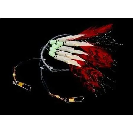 Gowan & Bradshaw |Connemara | Saltwater Hokkai Red | 5 Hook 3/0 1