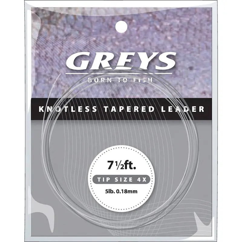 Greys | Greylon Copolymer Knotless | Tapered Leader | 10Lb 1