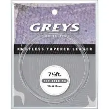 Greys | Greylon Copolymer Knotless Tapered Leader | 4Lb 1