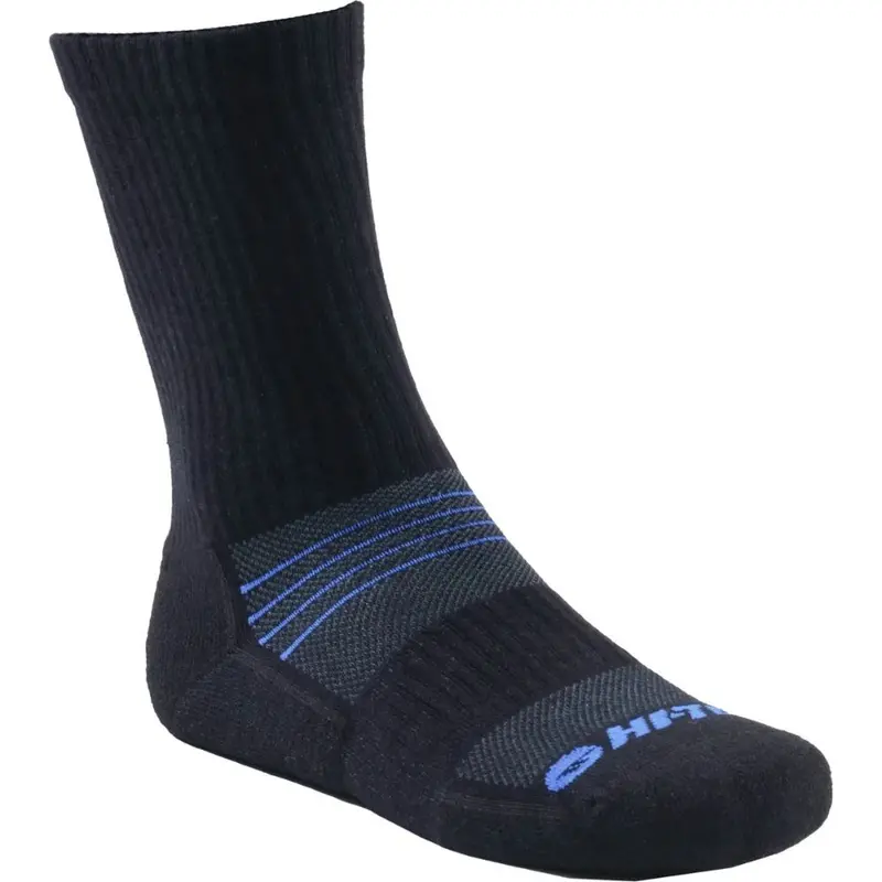 Hi-Tec | Unisex Altitude Hike Coolmax 3 Pack Socks | Black/Blue 1