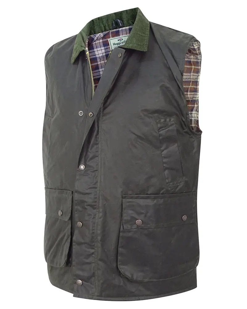 Hoggs Of Fife | Padded Waxed Waistcoat 1