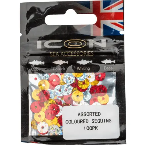 Icon | Assorted Coloured Sequins 100Pk 1