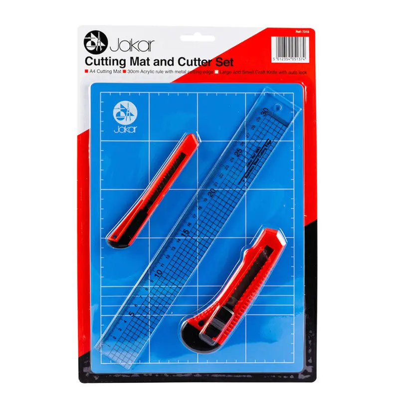 Jakar Cutter Set With A4 Cutting Mat 1