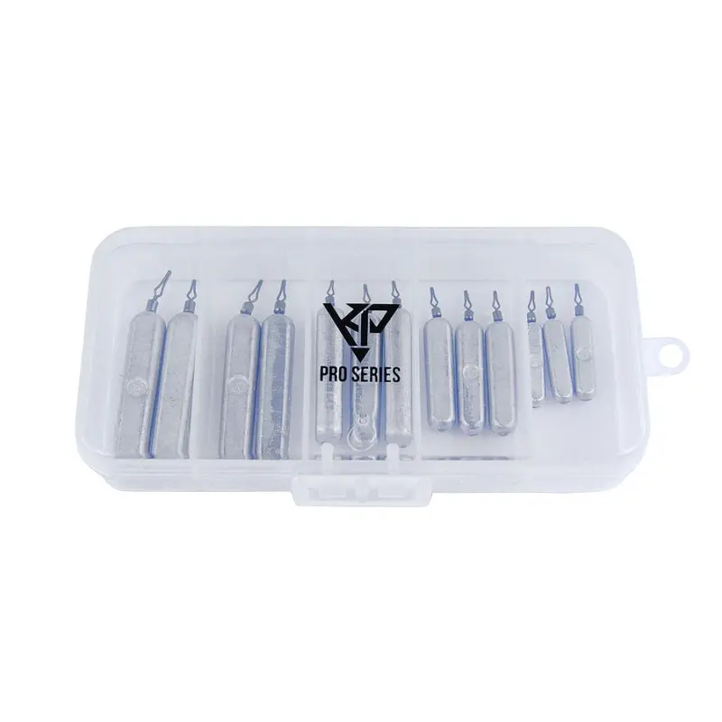 K.P | Drop Shot Weight Tube Assortment | 13Pcs 1