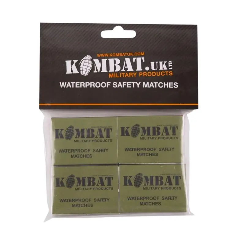 Kombat | Waterproof Matches (Pack Of Four) 1