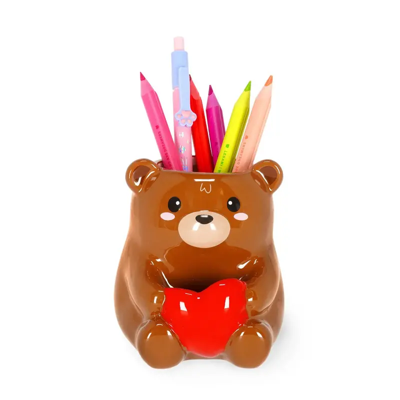Legami Desk Friends Pen Holder Teddy Bear 1