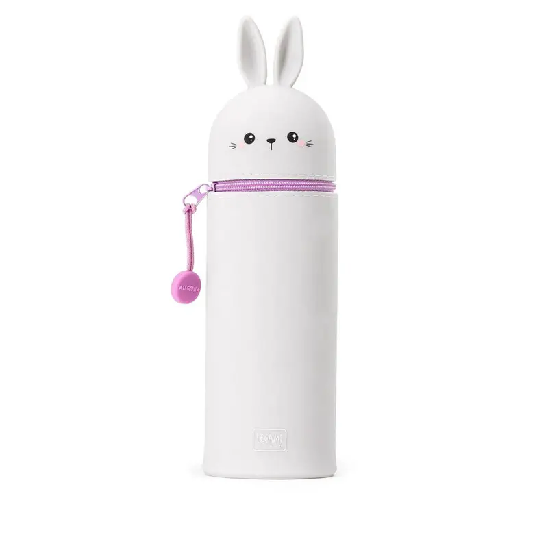 Legami Kawaii 2-In-1 Soft Silicone Pencil Case Bunny 1
